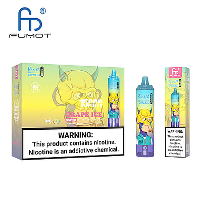 RandM Tornado 15k 15000 Puffs Vape Descartável - Dispositivo vape descartável de alta capacidade que oferece 15.000 baforadas