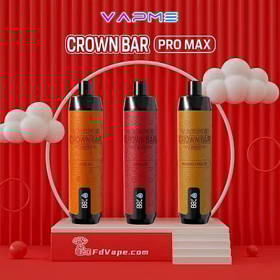 Penna Vape usa e getta VAPME Crown Bar 18000 Puffs Pro Max - Dispositivo di vaporizzazione usa e getta ad alta capacità