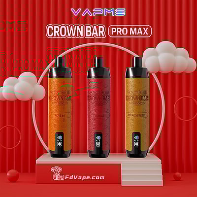 VAPME Crown Bar 18000 Puffs Pro Max Top Sale Vape desechable pluma - Dispositivo vaping desechable de alta capacidad