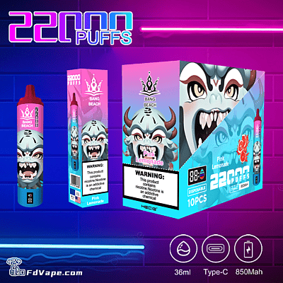 Bang Beach 22000 22K Jetable Vape - Appareil de vapotage jetable haute capacité