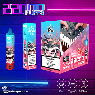 Bang Beach 22000 22K Disposable Vape - High-capacity disposable vaping device