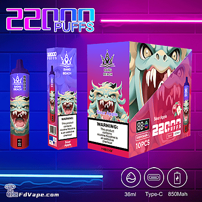 Bang Beach 22000 22K Disposable Vape - High-capacity disposable vaping device