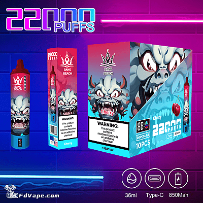 Bang Beach 22000 22K Disposable Vape - High-capacity disposable vaping device