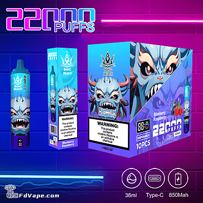 Bang Beach 22000 22K Disposable Vape - High-capacity disposable vaping device