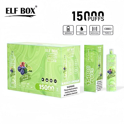 ELF BOX LS 15000 15k Puffs Disposable Vape Many Nicotine Tastes Rechargeable E Cigarette Wholesale