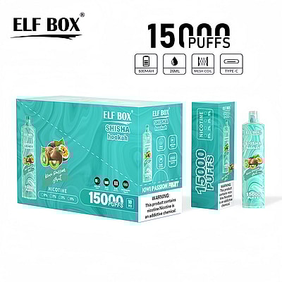 ELF BOX LS 15000 15k Puffs Disposable Vape Many Nicotine Tastes Rechargeable E Cigarette Wholesale