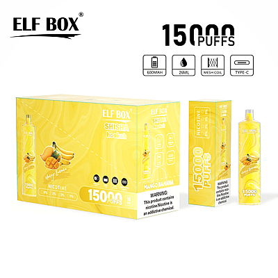 ELF BOX LS 15000 15k Puffs Disposable Vape Many Nicotine Tastes Rechargeable E Cigarette Wholesale
