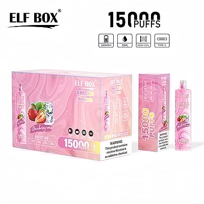 ELF BOX LS 15000 15k Puffs Disposable Vape Many Nicotine Tastes Rechargeable E Cigarette Wholesale