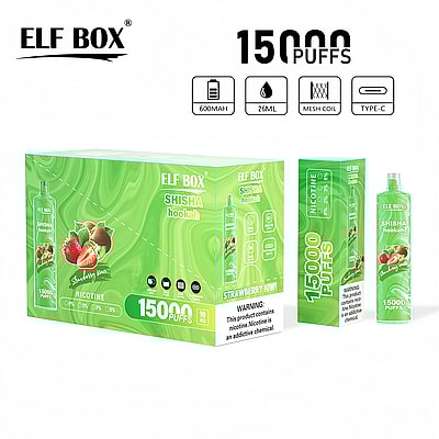 ELF BOX LS 15000 15k Puffs Disposable Vape Many Nicotine Tastes Rechargeable E Cigarette Wholesale
