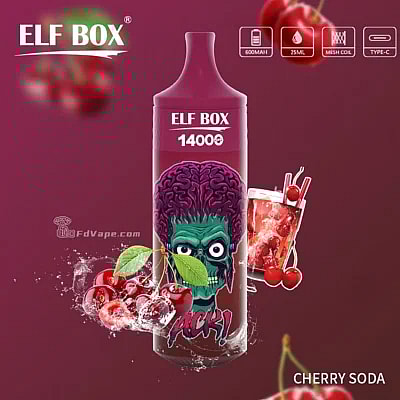 ELF BOX RGB 14000 Pro 14000 Puffs Disposable Vape Many Nicotine Tastes Rechargeable LED Display E Cigarette Wholesale