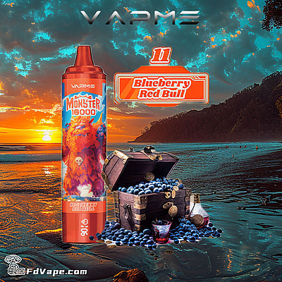 VAPME Monster 16000 16k Rookwolken Wegwerpvape Veel nicotinesmaken Oplaadbare LED-display E-sigarettengroothandel
