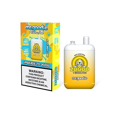 Mr.Goodie 20000 20K Puffs Double Warehouse Disponibel Vape - Uppladdningsbar högkapacitet vaping enhet