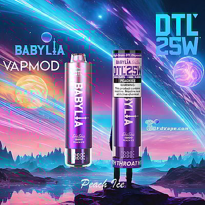 VAPMOD BABYLIA 15000 15K Puffs DTL Einweg-Vape 3% Nikotin 12Tastes LED-Anzeige Fabrik direkt