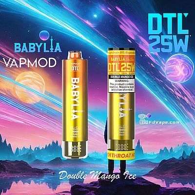 VAPMOD BABYLIA 15000 15K Puffs DTL Einweg-Vape 3% Nikotin 12Tastes LED-Anzeige Fabrik direkt