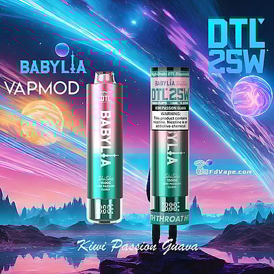 VAPMOD BABYLIA 15000 15K Puffs DTL Einweg-Vape 3% Nikotin 12Tastes LED-Anzeige Fabrik direkt