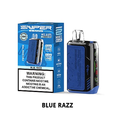 VAPMOD SNIPER 25000 25K Rookwolken Wegwerpvape 3% Nicotine 12Tastes LED-display Fabriek Direct