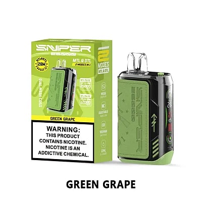 VAPMOD SNIPER 25000 25K Puffs Vape jetable 3% Nicotine 12 Goûts Affichage LED Direct Usine