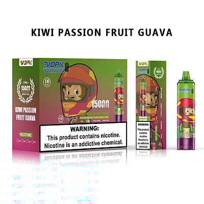 VOPK TORNADO 15000 15k Puffs Disposable Vape 0% 2% 3% 5% Nicotine 10Tastes LED Display Factory Direct