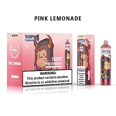 VOPK TORNADO 15000 15k Puffs Disponibel Vape 0% 2% 3% 5% Nikotin 10Tastes LED Display Factory Direct