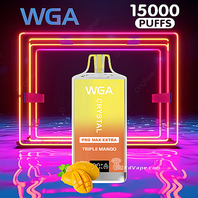 WGA Crystal Pro Max Extra 15000 15k Puffs Vape jetable directement de l'usine