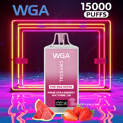 WGA Crystal Pro Max Extra 15000 15k Puffs Vape jetable directement de l'usine