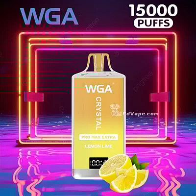 WGA Crystal Pro Max Extra 15000 15k Puffs Vape jetable directement de l'usine