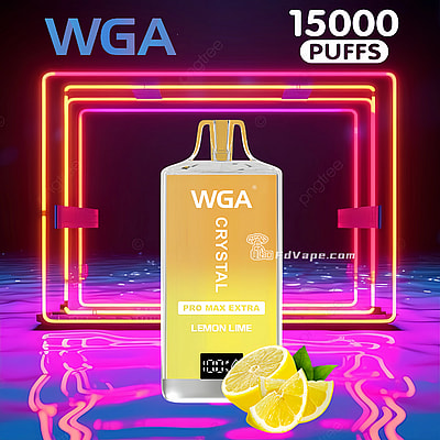 WGA Crystal Pro Max Extra 15000 15k Puffs Vape jetable directement de l'usine