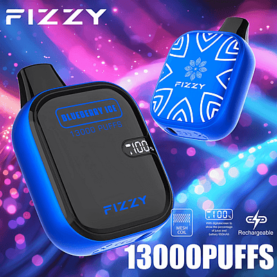Fizzy Boom 12k 13000 Puffs Disposable Vape Pen 2% 5% Nicotine 12Tastes LED Display Factory Direct
