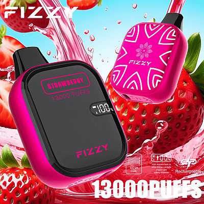 Fizzy Boom 12k 13000 Puffs Disposable Vape Pen 2% 5% Nicotine 12Tastes LED Display Factory Direct