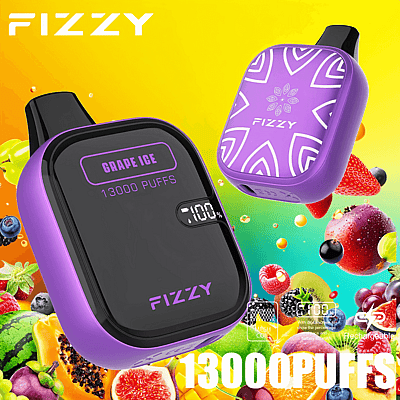 Fizzy Boom 12k 13000 Puffs Disposable Vape Pen 2% 5% Nicotine 12Tastes LED Display Factory Direct