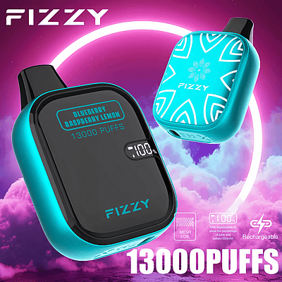 Fizzy Boom 12k 13000 Puffs Disposable Vape Pen 2% 5% Nicotine 12Tastes LED Display Factory Direct