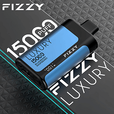 Bolígrafo vaporizador desechable Fizzy Luxury de 15 000 bocanadas, 2%, 5%, nicotina, 15 sabores, pantalla LED, directo de fábrica