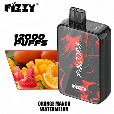 Fizzy Pandora 12k 12000 Puffs Stylo Vape Jetable 2% 5% Nicotine 12 Goûts Affichage LED Directement depuis l'usine