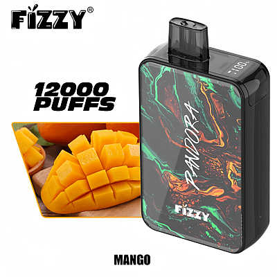 Fizzy Pandora 12k 12000 Puffs Stylo Vape Jetable 2% 5% Nicotine 12 Goûts Affichage LED Directement depuis l'usine