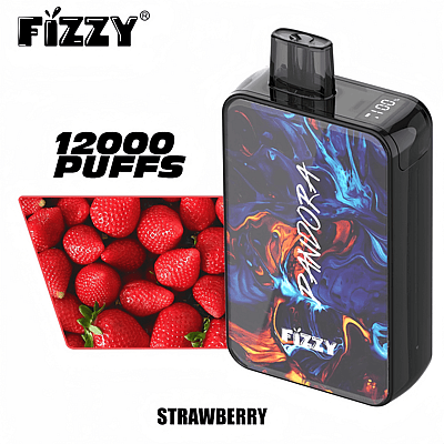 Fizzy Pandora 12k 12000 Puffs Stylo Vape Jetable 2% 5% Nicotine 12 Goûts Affichage LED Directement depuis l'usine