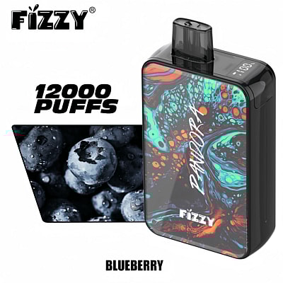 Fizzy Pandora 12k 12000 Puffs Disposable Vape Pen 2% 5% Nicotine 12Tastes LED Display Factory Direct