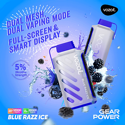 VOZOL Gear Power 20k 20000 Dual Mode Disposable Vape 5% Nicotine 20Tastes LED Display Factory Direct