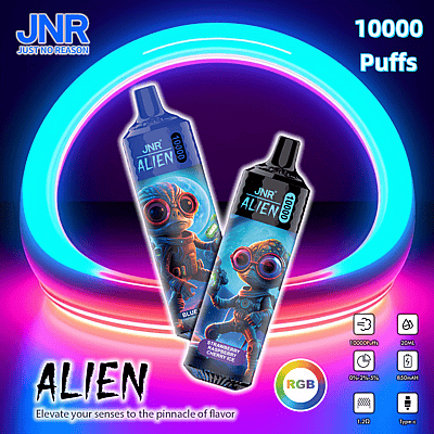 JNR-Alien-10000-10k-Puffs-RGB-Luzes-Caneta-Vape-Descartável