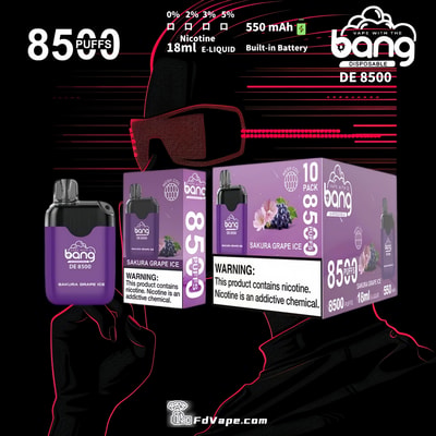 Original Wholesale Bang DE 8500 Puffs Disposable Vape - High-capacity disposable vaping device