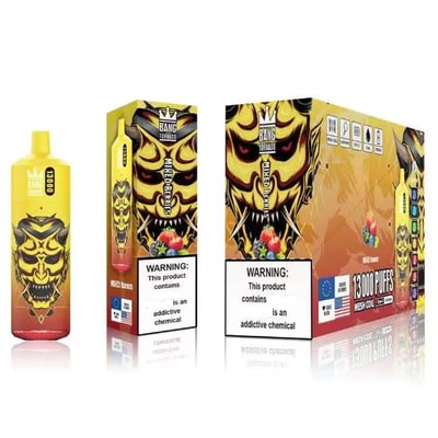 Bang Tornado 13000 13k Puffs Vape desechable al por mayor - Dispositivo vaping desechable de alta capacidad