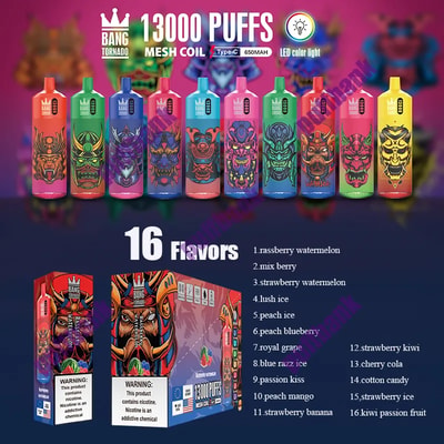 elfbar elfa kaufen China Customized BANG TORNADO 13000 PUFFS Manufacturers, Factory -  Wholesale Price main image 0