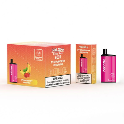 DOLODA Extra Box 6000 Puffs Disposable Vape - High-capacity disposable vaping device.
