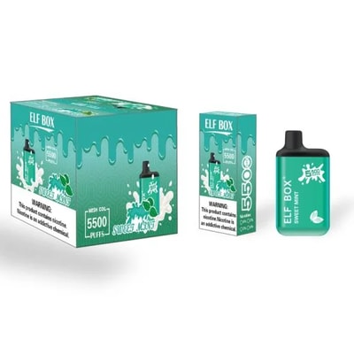 Original Wholesale ELF BOX 5500 Puffs Disposable Vape - High-capacity disposable vaping device