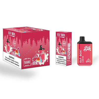 Original Wholesale ELF BOX 5500 Puffs Disposable Vape - High-capacity disposable vaping device