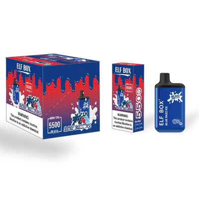 Original Wholesale ELF BOX 5500 Puffs Disposable Vape - High-capacity disposable vaping device