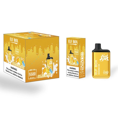 Original Wholesale ELF BOX 5500 Puffs Disposable Vape - High-capacity disposable vaping device