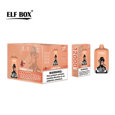 Original Wholesale ELF Box Digital 12000 Puffs Disposable Vape - High-capacity disposable vaping device with digital display