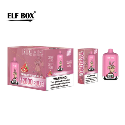 Original Wholesale ELF Box Digital 12000 Puffs Disposable Vape - High-capacity disposable vaping device with digital display