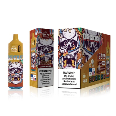 Bang Tornado 12000 Puffs Jetable Vape - Appareil de vape jetable haute capacité offrant 12 000 bouffées
