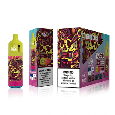 Bang Tornado 12000 Puffs Jetable Vape - Appareil de vape jetable haute capacité offrant 12 000 bouffées